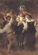 Adolphe William Bouguereau Return from the Harvest (mk26) oil painting on canvas